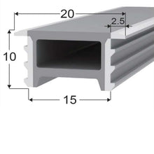 Cargar imagen en el visor de la galería, PERFIL SILICON FLEXIBLE EMPOTRABLE 2015 AVLUX
