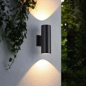 Lampara LED decorativa pared cilindro 6w IP65