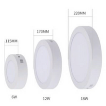 Cargar imagen en el visor de la galería, Panel LED 6W Redondo Sobreponer
