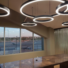 Cargar imagen en el visor de la galería, PERFIL LED ALUMINIO 3035 CIRCULAR NEGRO
