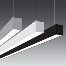 Cargar imagen en el visor de la galería, Lámpara lineal LED 36W suspendida 1.20mts 3CCT
